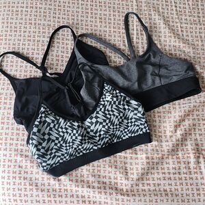 Lululemon and Nike Racer back bras